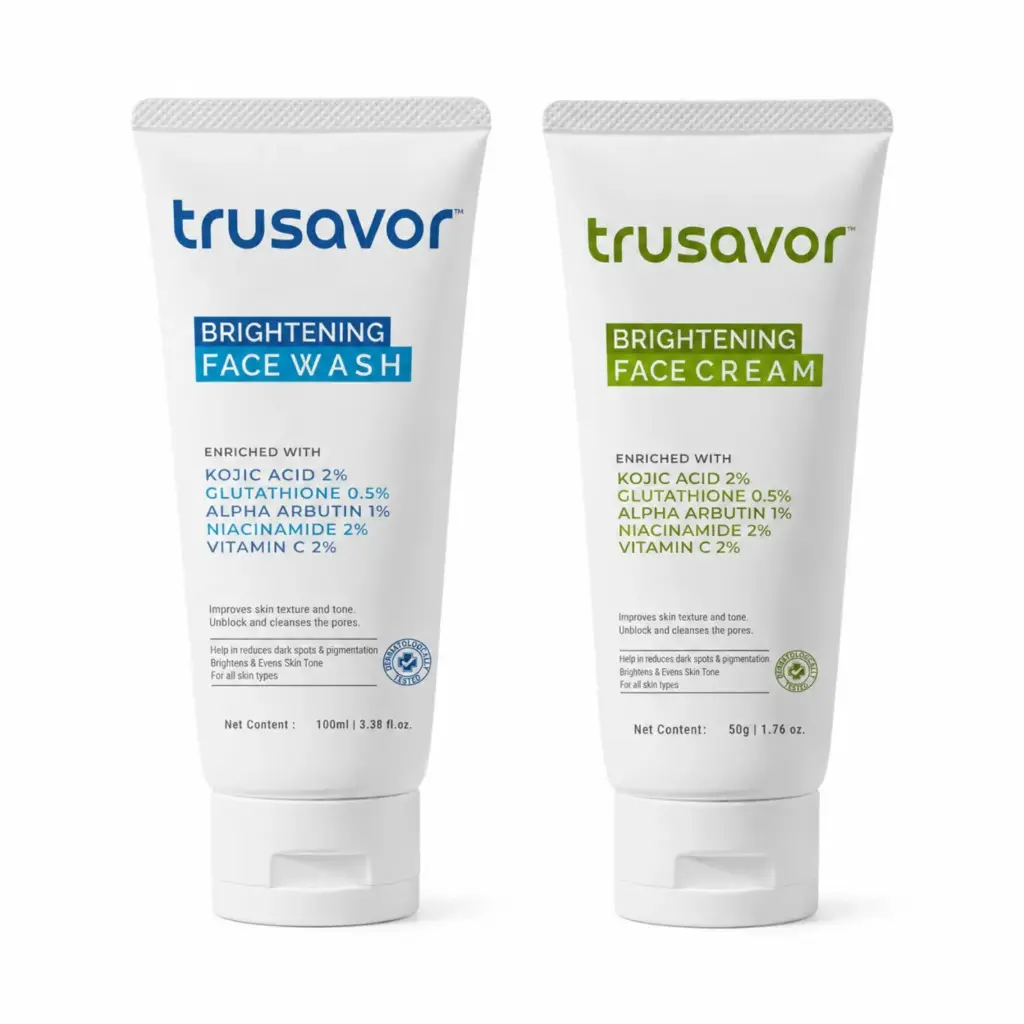 Trusavor Face Wash + Face Cream Combo Pack