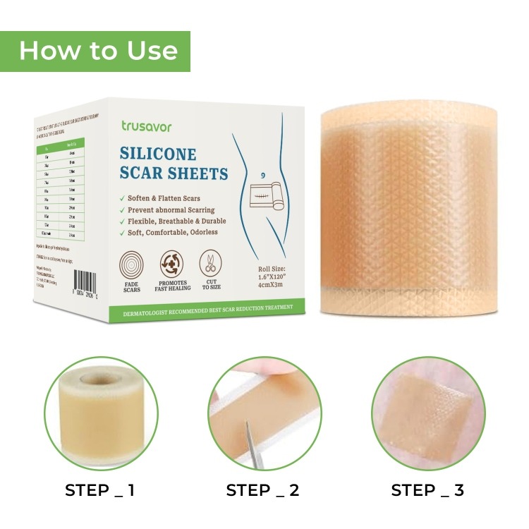 Trusavor Silicone Scar Sheets - Image 2